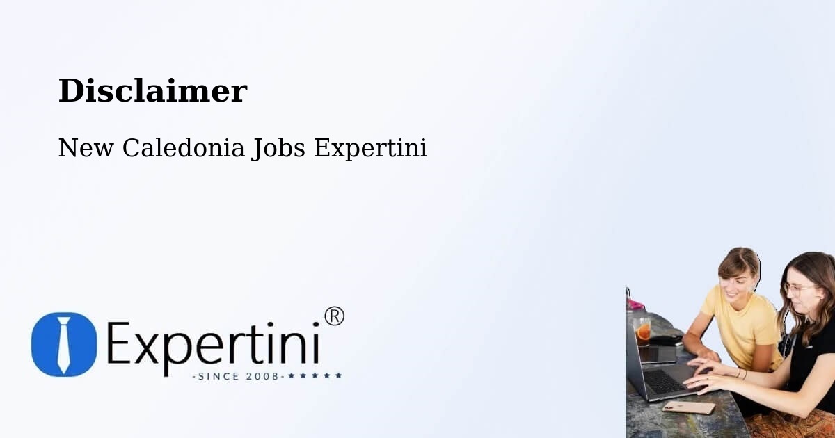 Disclaimer – Bobeitio - New Caledonia Jobs Expertini